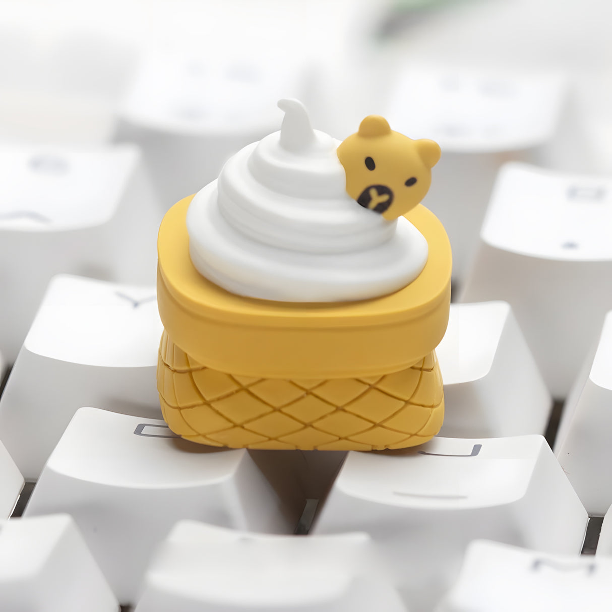 Capybara Artisan Keycap - Burger Shop