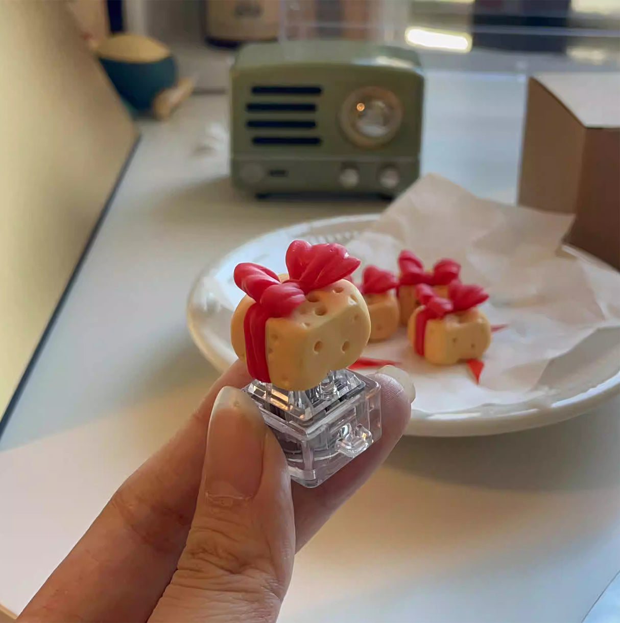 Cheese Yellow Artisan Keycap