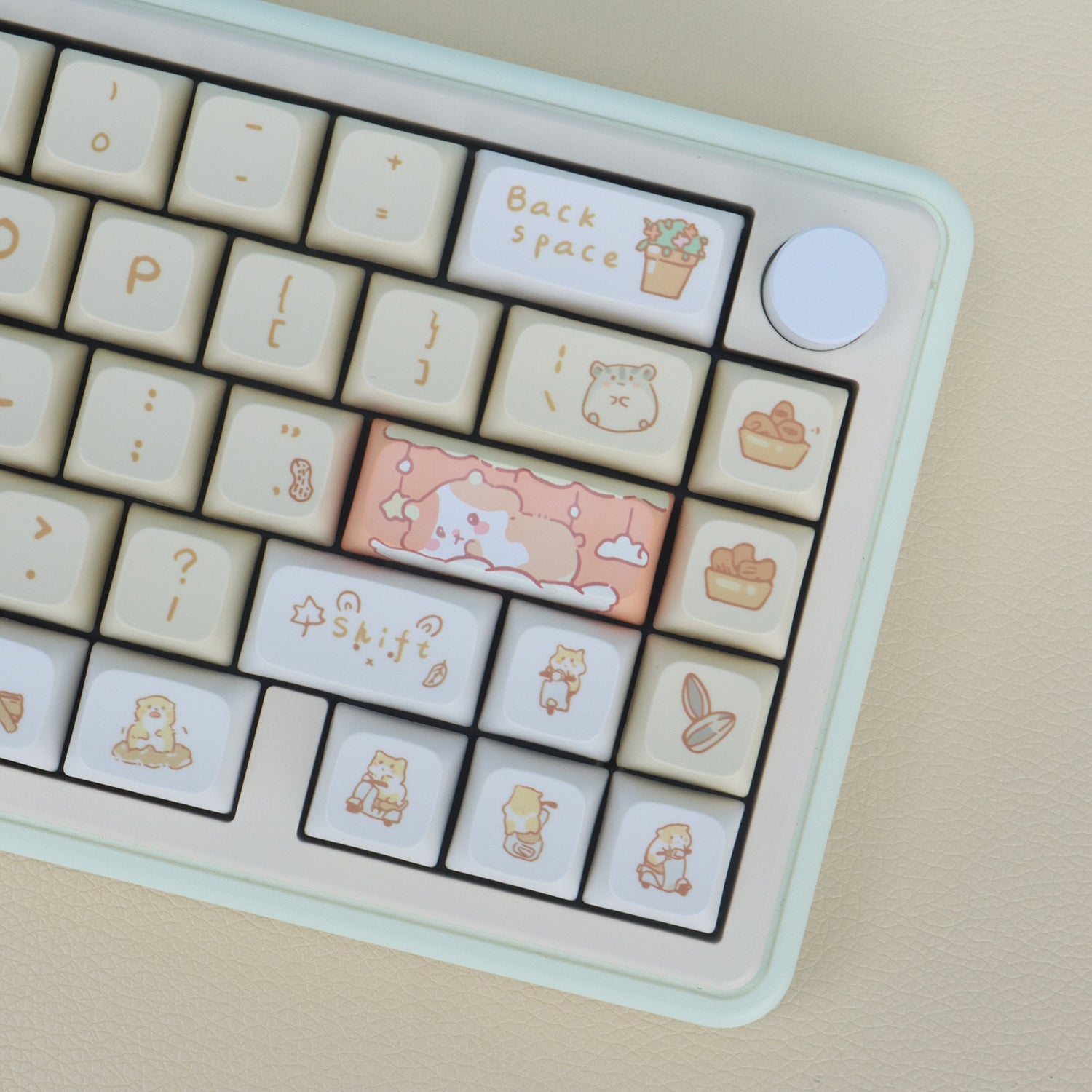 YUNZII Hamster Keycap Set