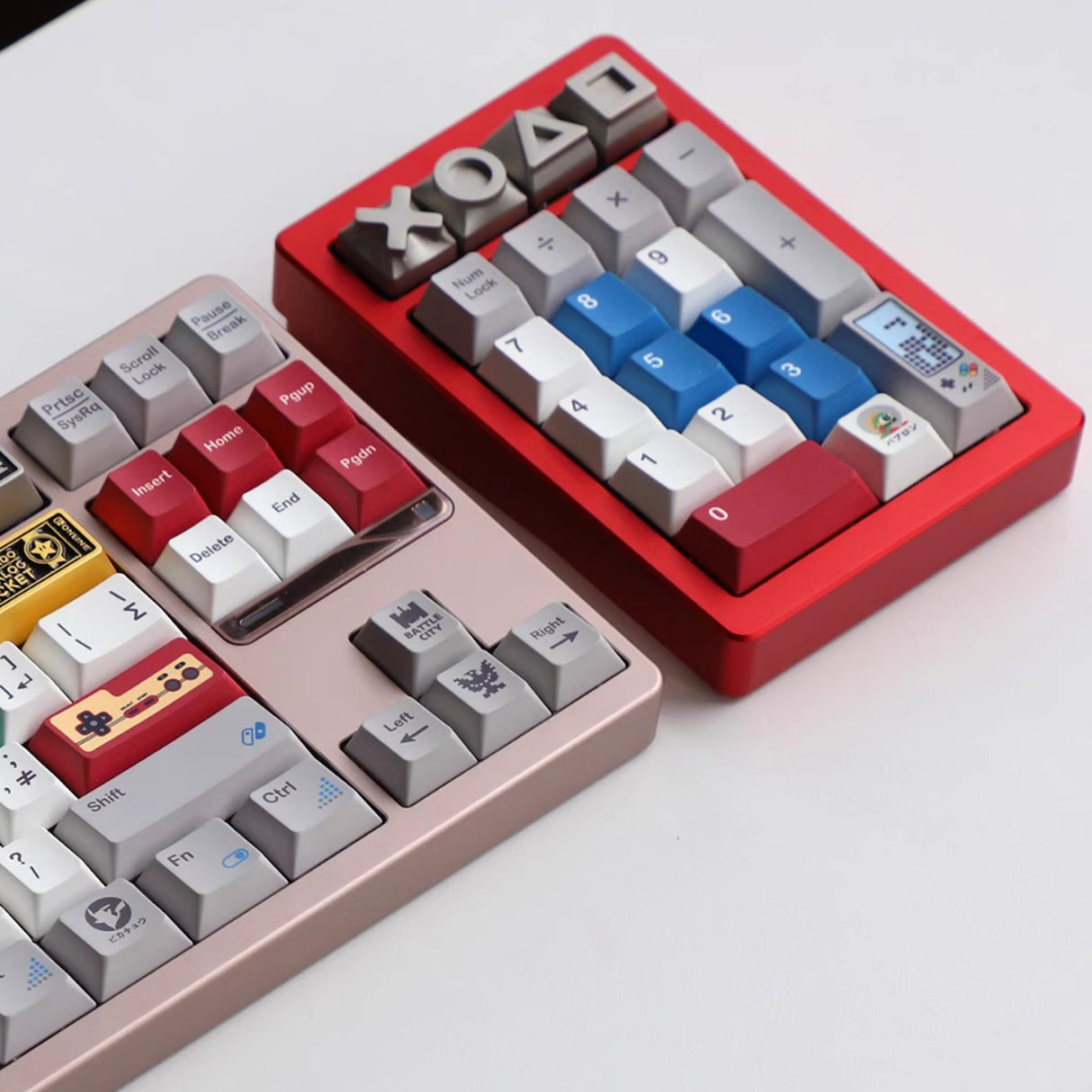 YUNZII Geometric Zinc Artisan Keycap