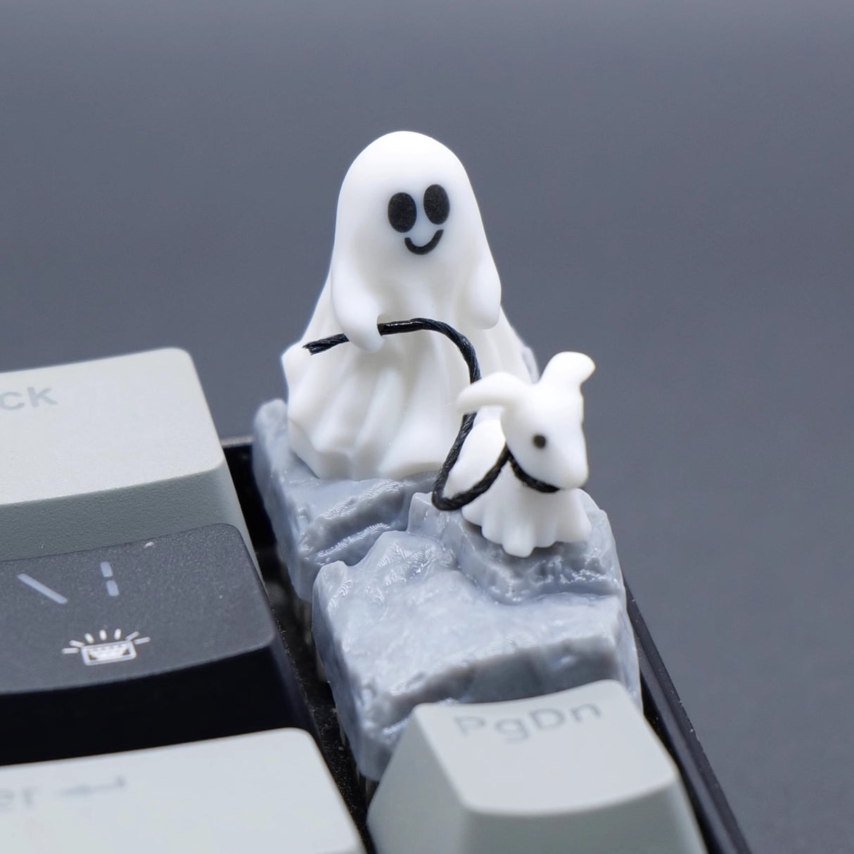 Ghost Puppy Artisan Keycap - 2PCS/SET