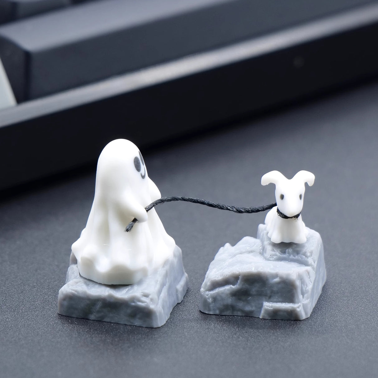 Ghost Puppy Artisan Keycap - 2PCS/SET