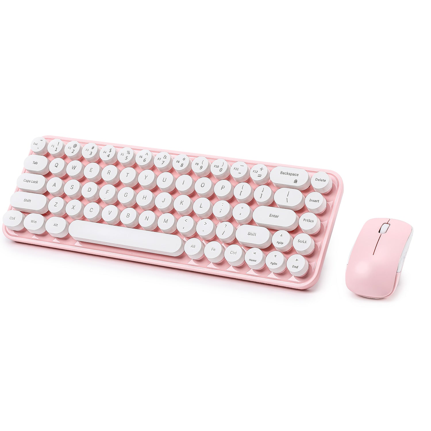 MIKIBY i68 Wireless Membrane Keyboard and Mouse Set