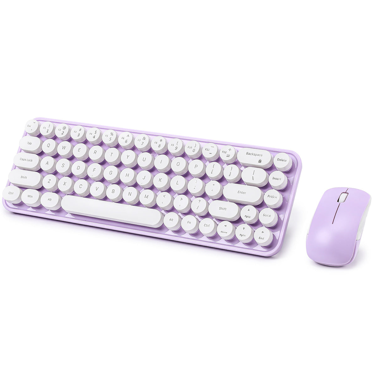 MIKIBY i68 Wireless Membrane Keyboard and Mouse Set