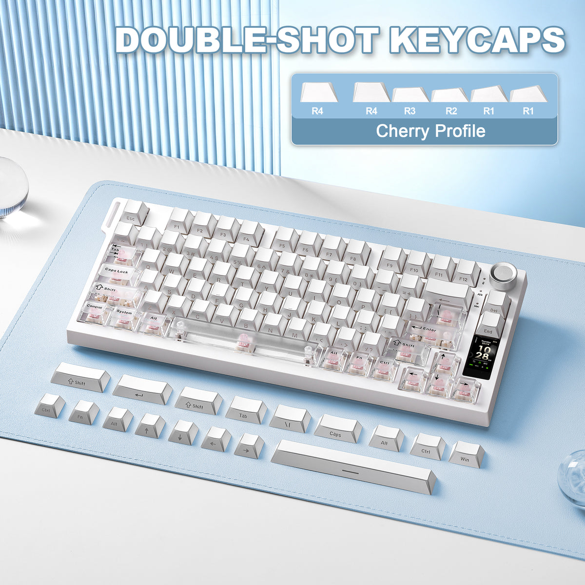 YUNZII IF75 QMK/VIA Wireless Mechanical Gaming Keyboard