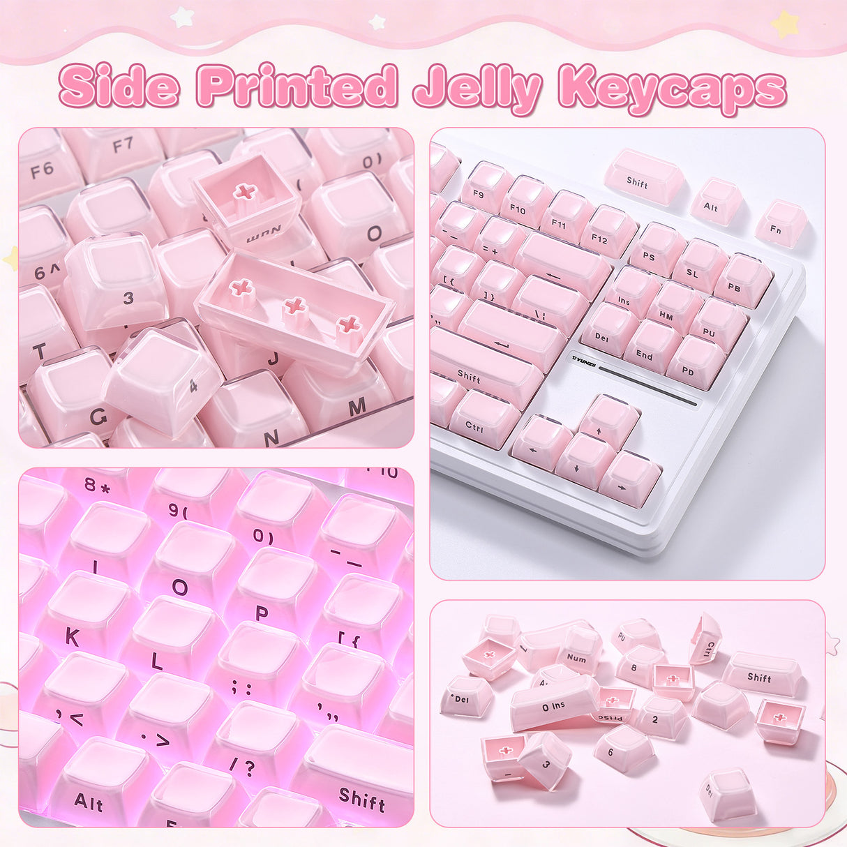 YUNZII Jelly OEM Profile Keycap Set