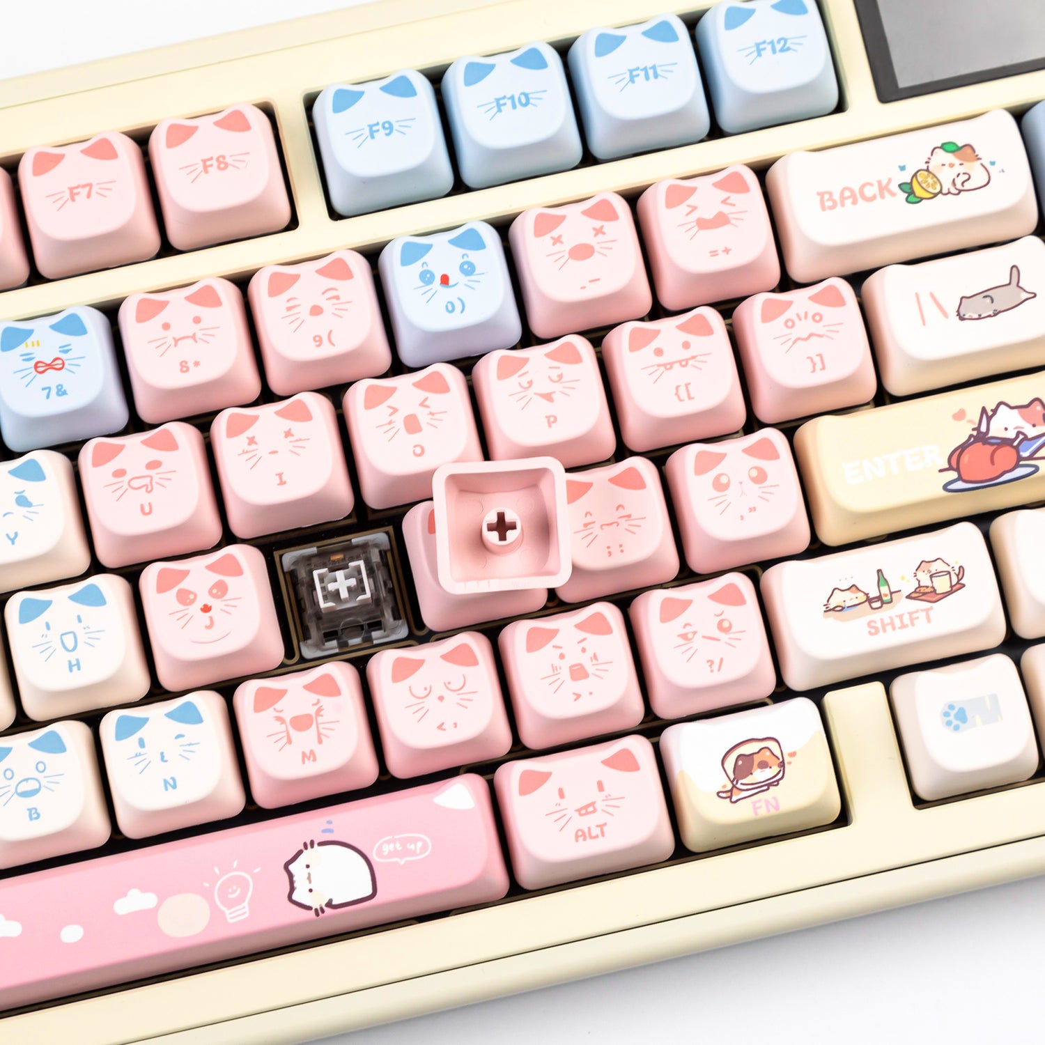 YUNZII Kitten MAO Profile Keycap Set