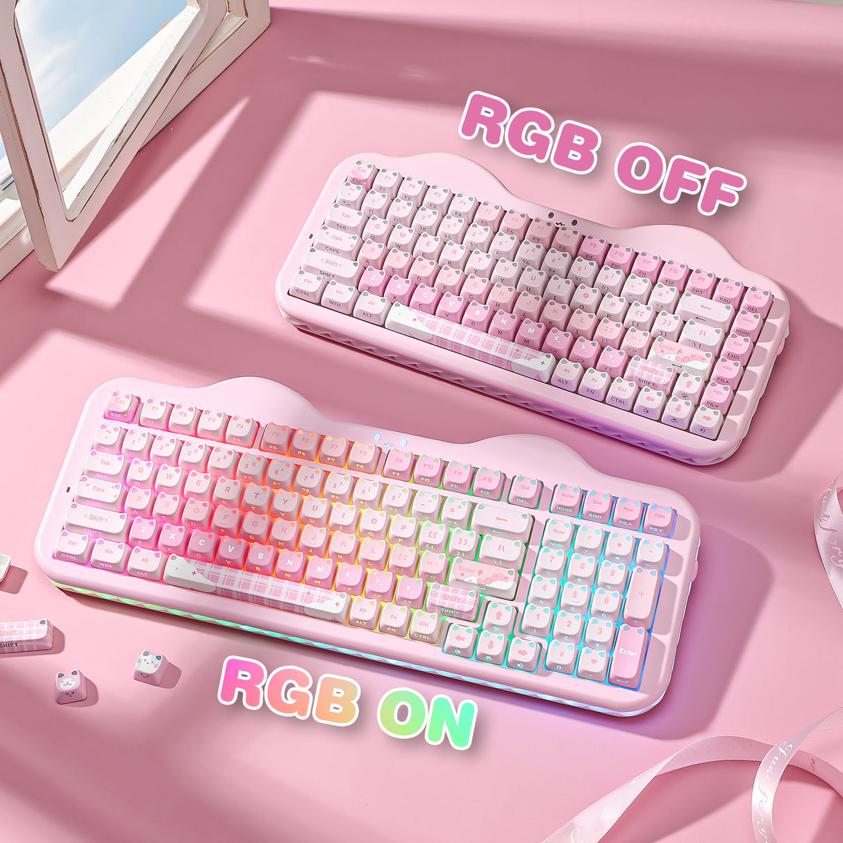 YUNZII Cat MAO Profile Keycap Set