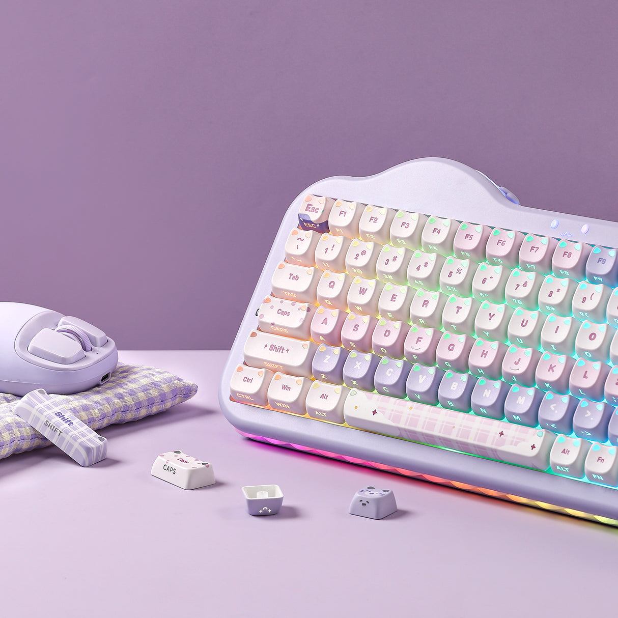 YUNZII Cat MAO Profile Keycap Set