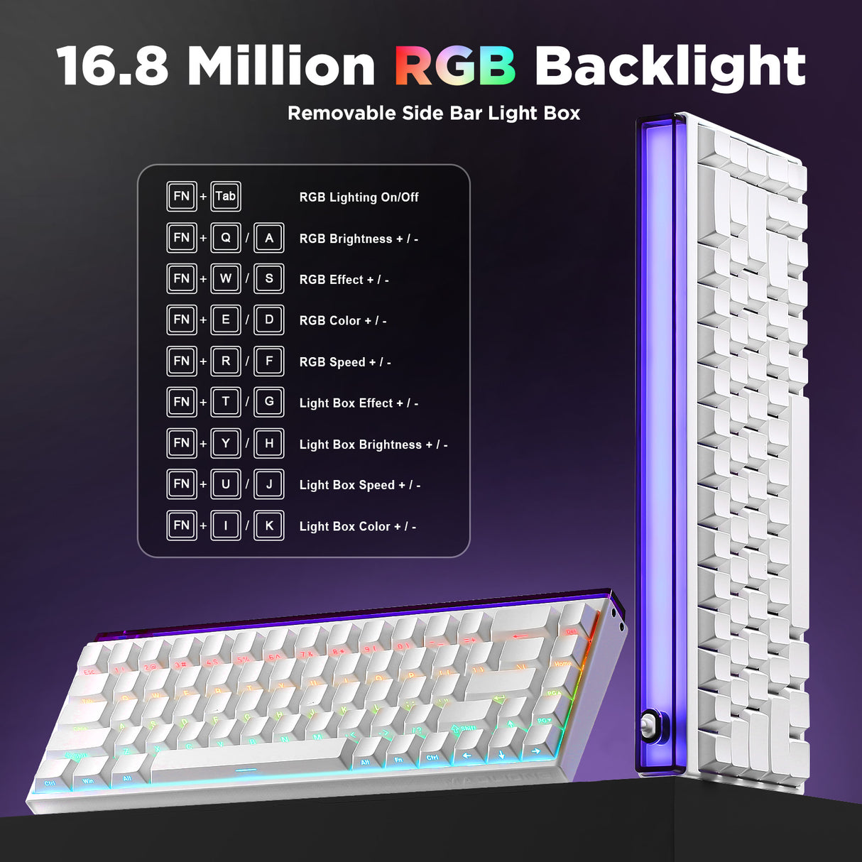 YUNZII x MADLIONS NANO68 Rapid Trigger Wired 8K Magnetic Gaming Keyboard