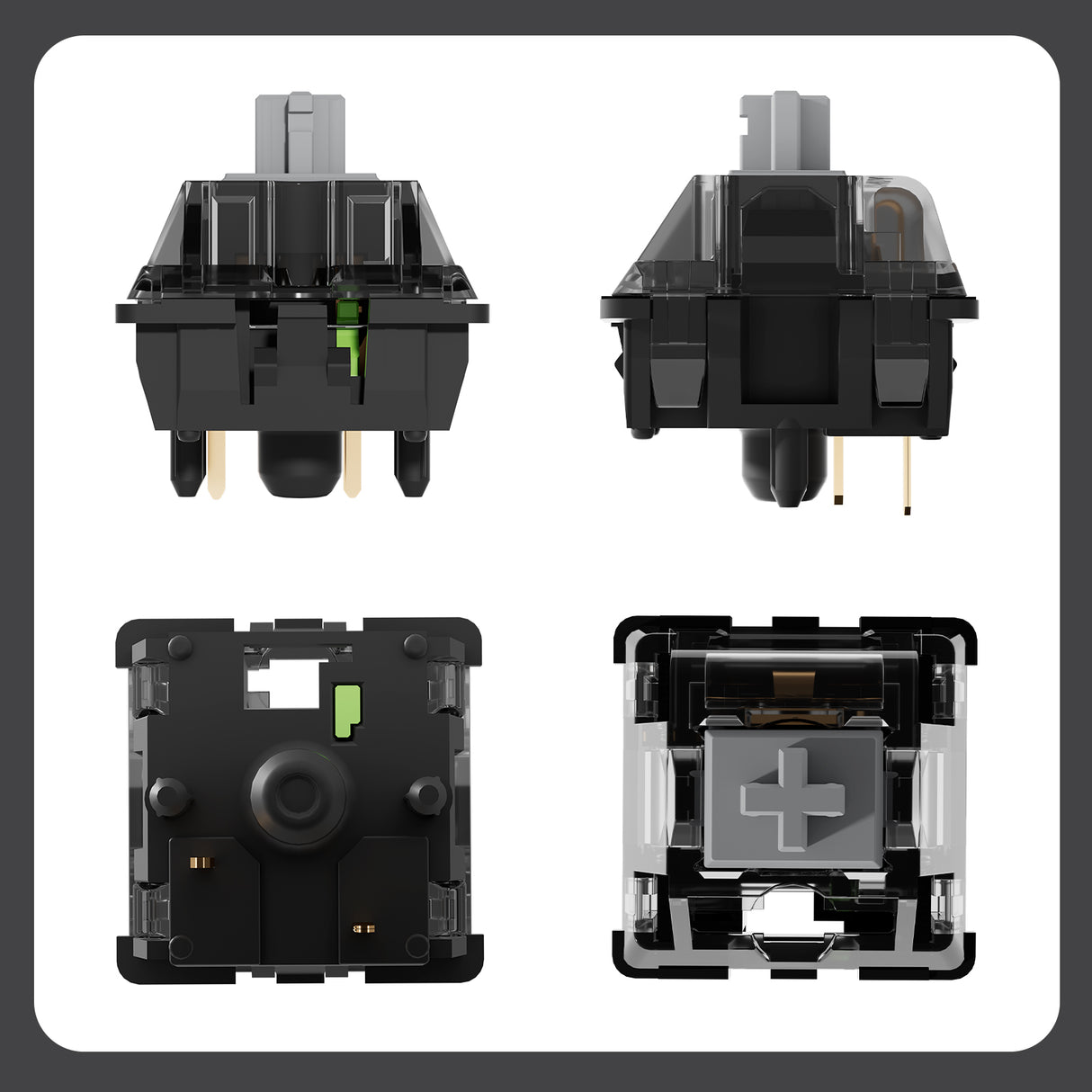 YUNZII Onyx Tactile Clicky Mechanical Switch