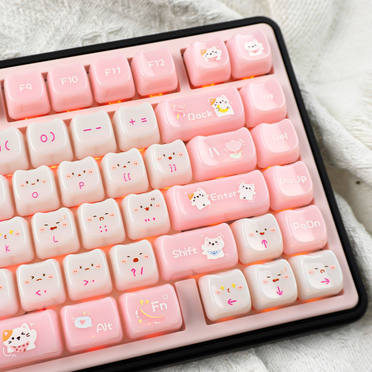 YUNZII Kitten Diary MAO Profile Keycap Set