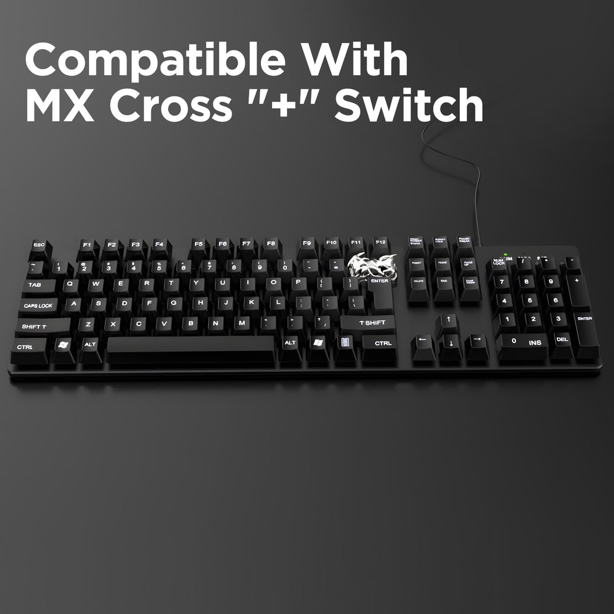 YUNZII Prick Hollow Handmade Artisan Keycap - 2U