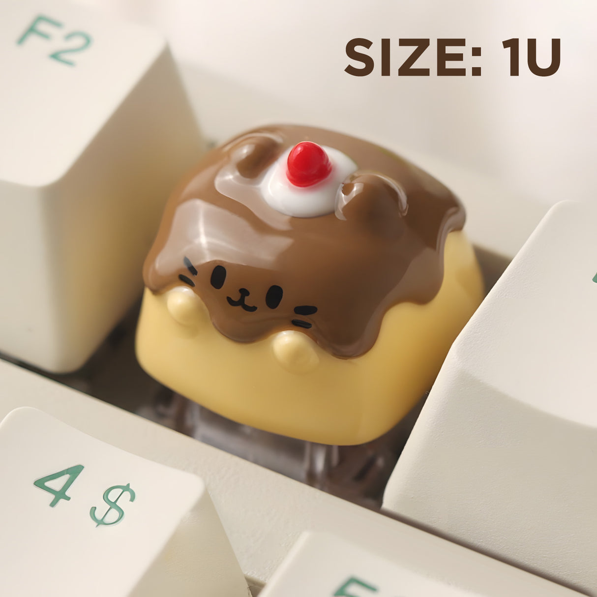 YUNZII Pudding Cat Handmade Artisan Keycap