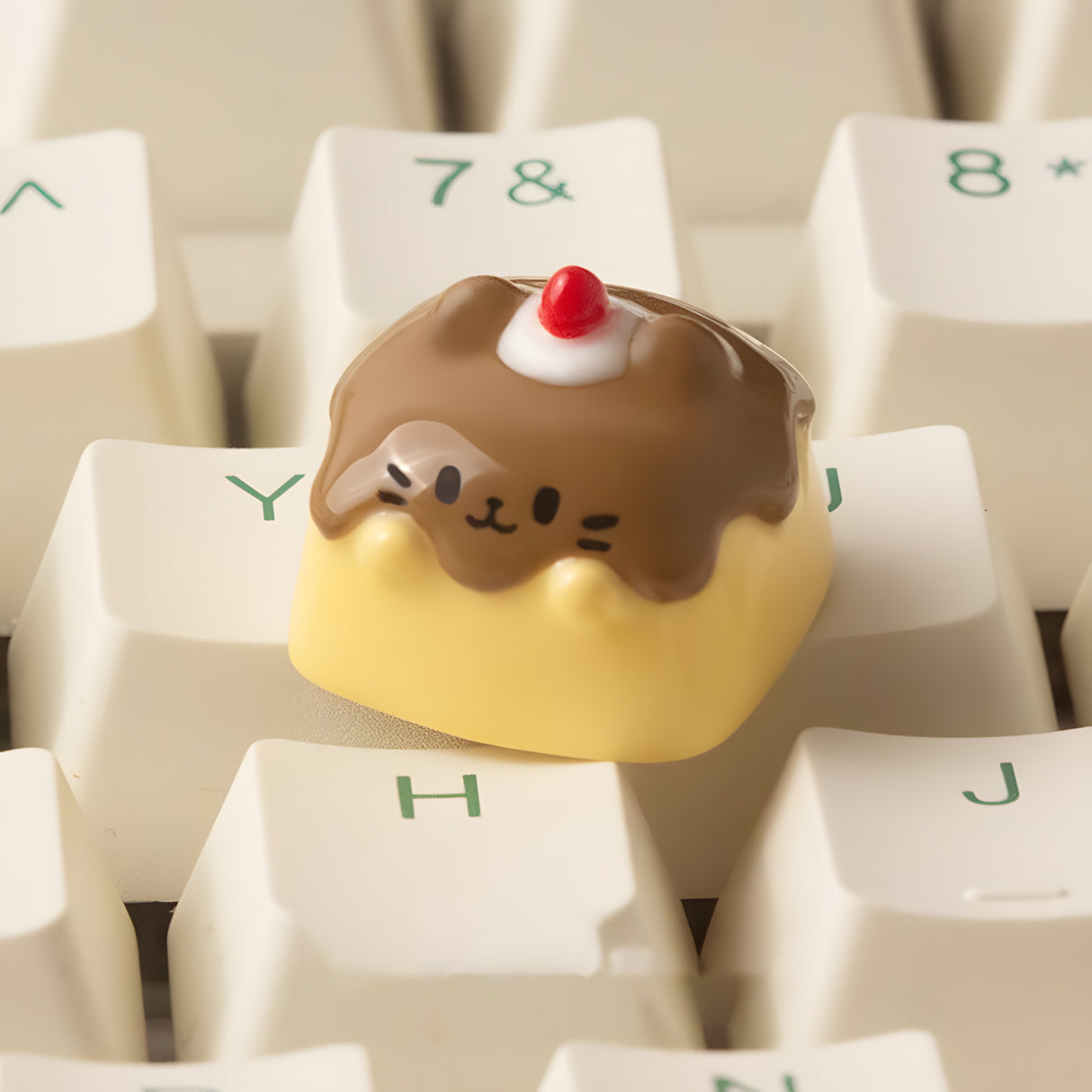 YUNZII Pudding Cat Handmade Artisan Keycap