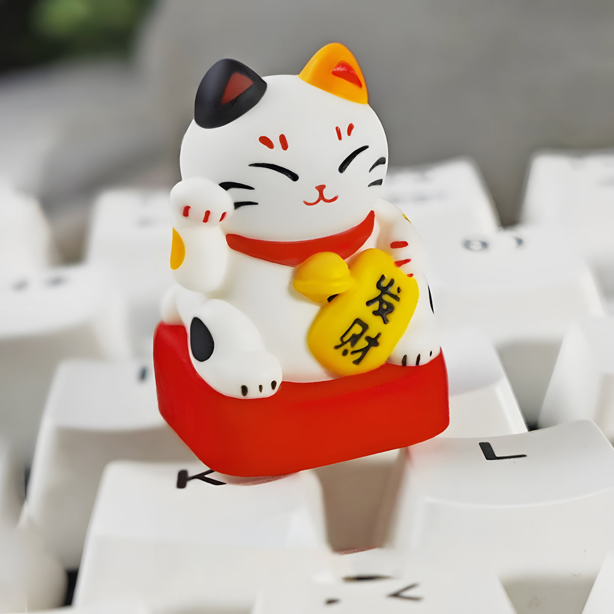 YUNZII Rich Cat Handmade Artisan Keycap