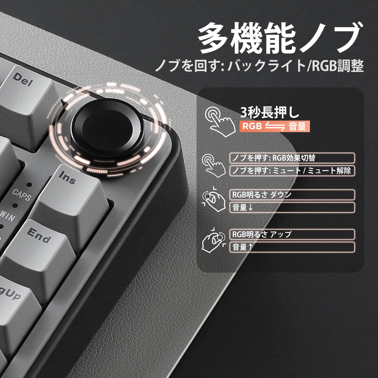 YUNZII RT75 Wireless Rapid Trigger Magnetic Gaming Keyboard - Japan JIS Layout