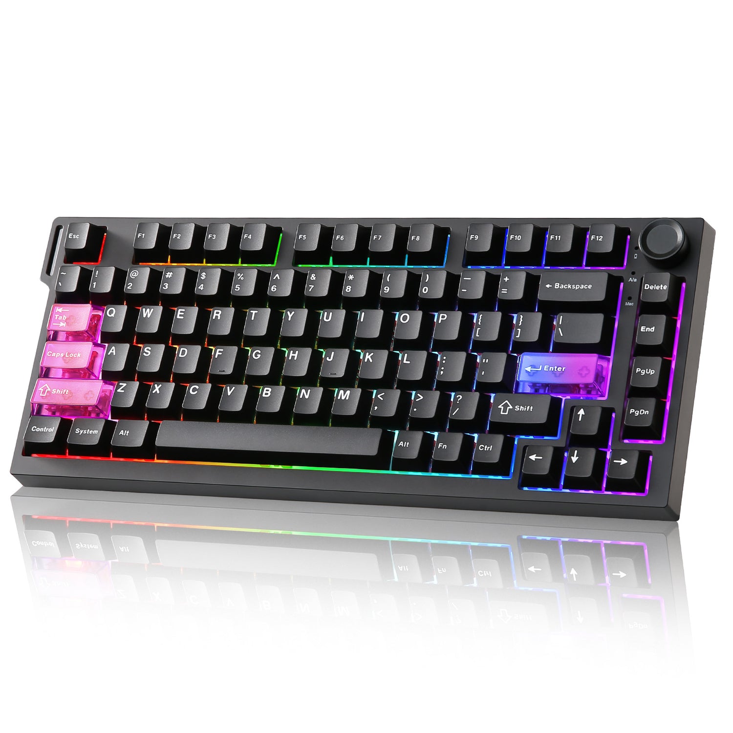 YUNZII RT75 PRO Dual-8K Rapid Trigger Wireless Gaming Magnetic Keyboard