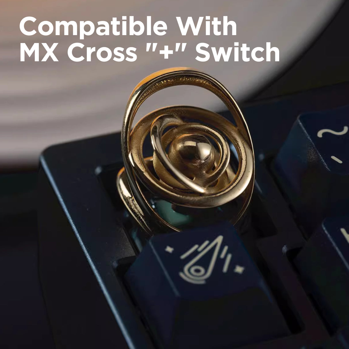 YUNZII Star Trails Copper Artisan Keycap