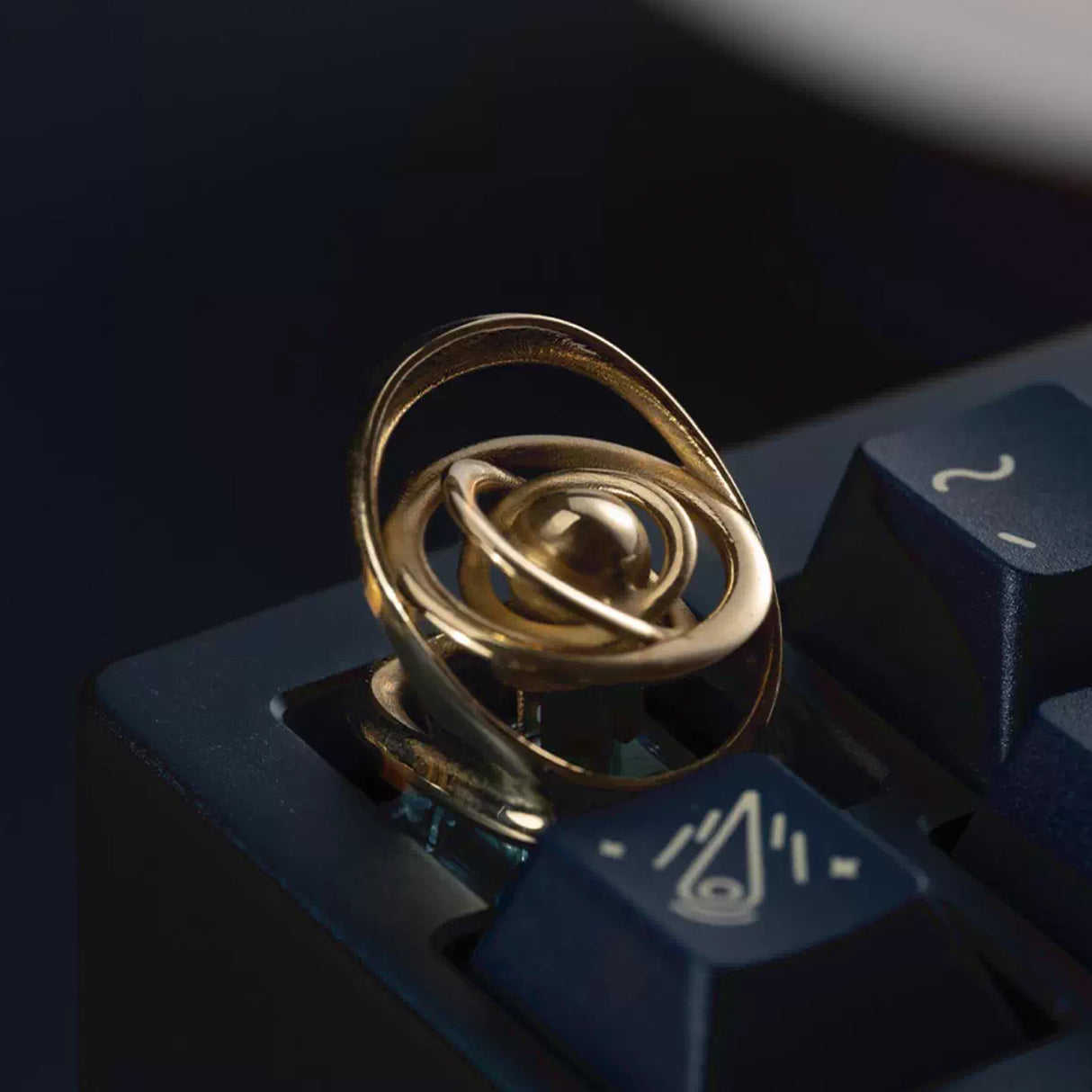 YUNZII Star Trails Copper Artisan Keycap