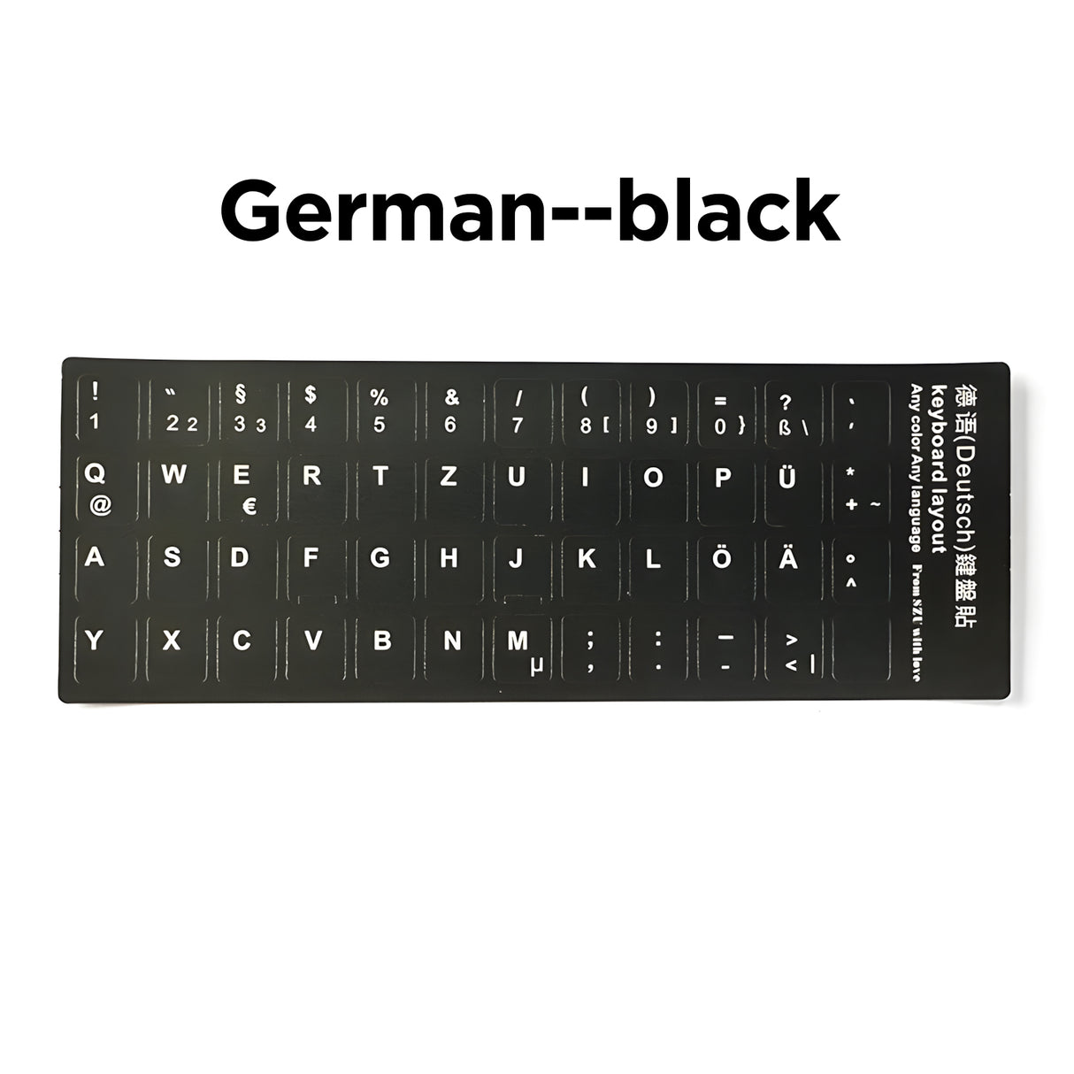 Multilingual Keyboard Sticker