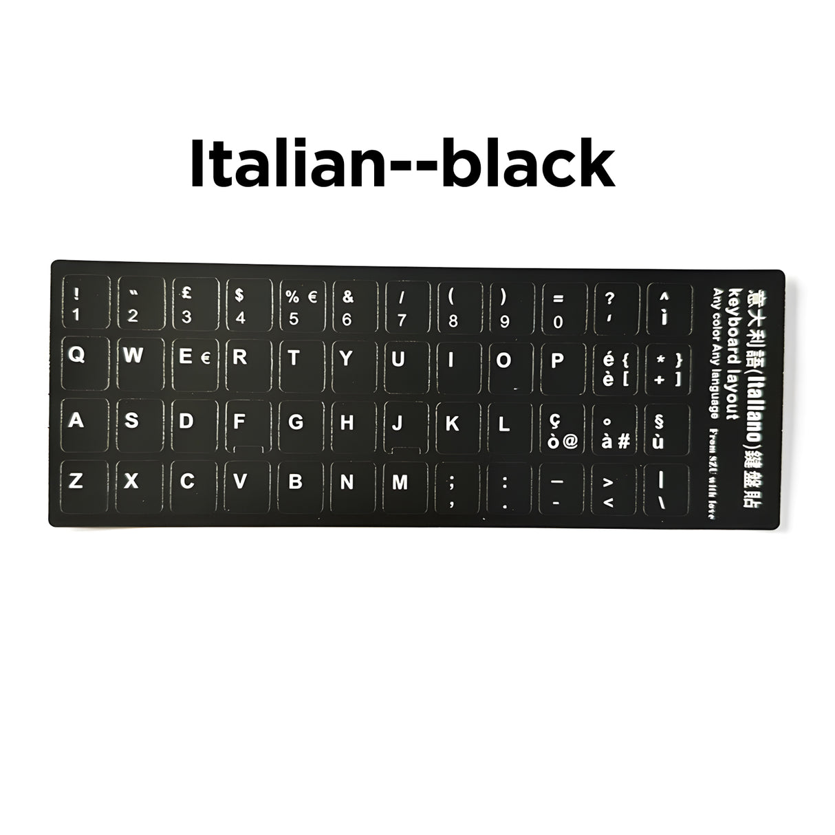 Multilingual Keyboard Sticker