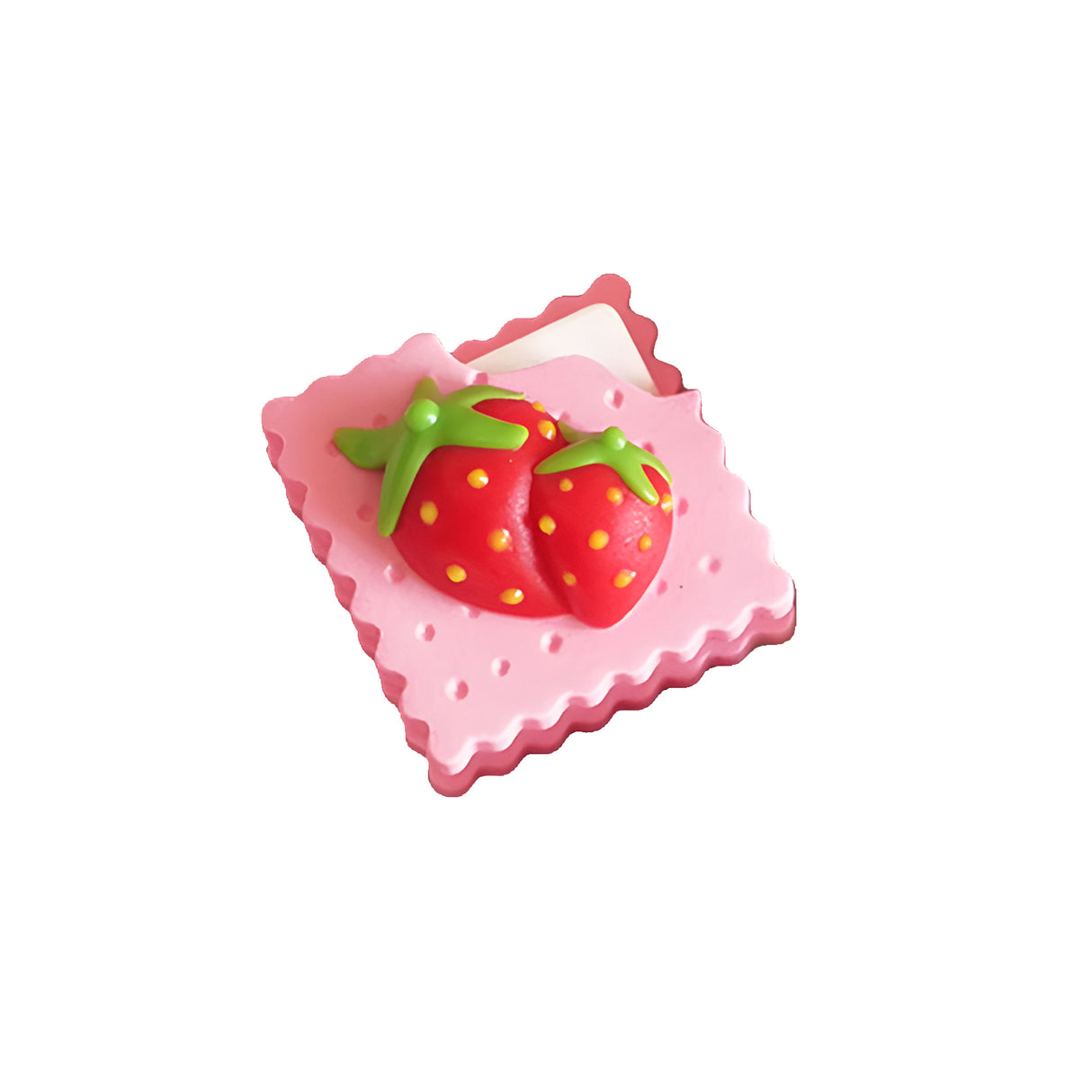 Strawberry Cookie Artisan Keycap