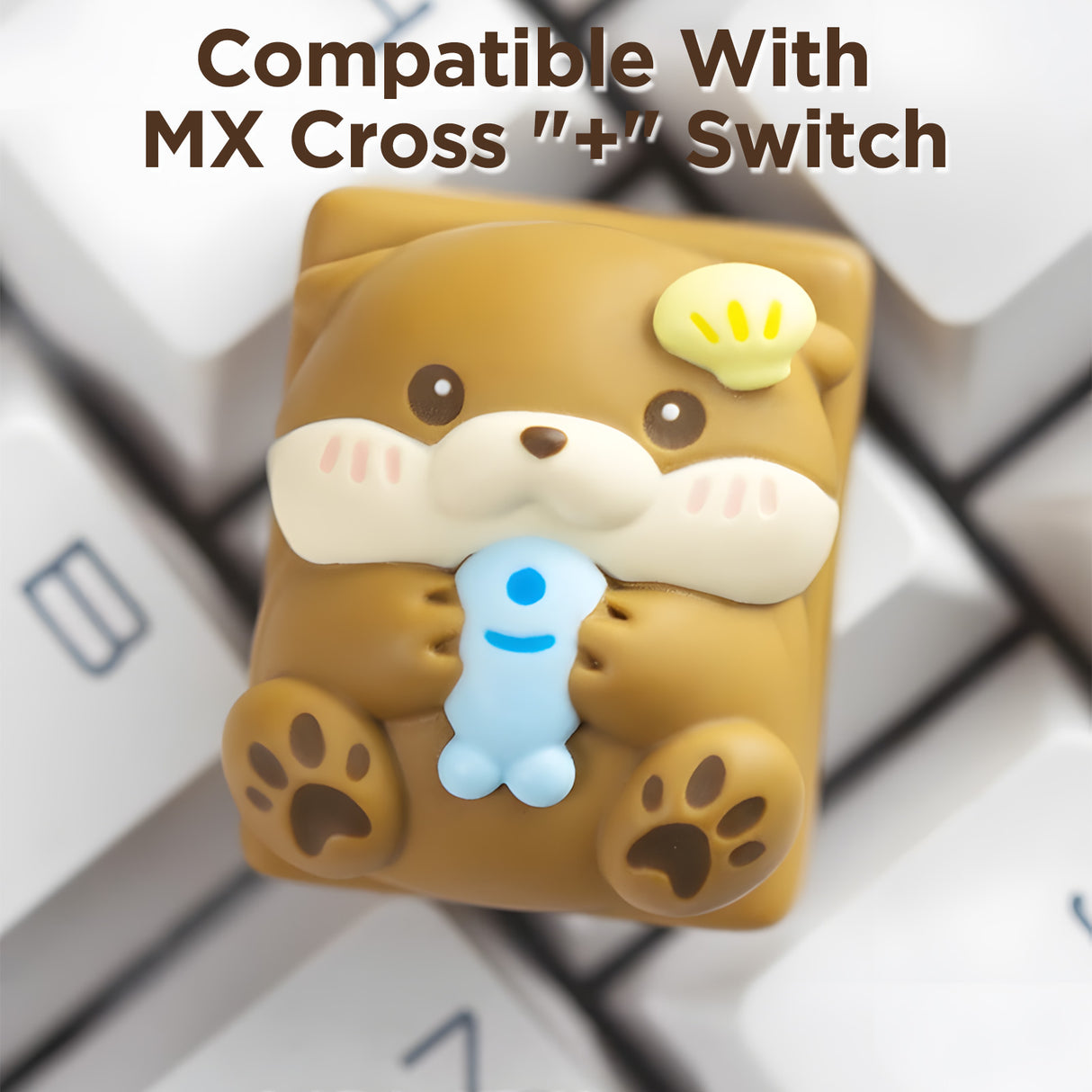 YUNZII The Little Otter Handmade Artisan Keycap - 1.25U