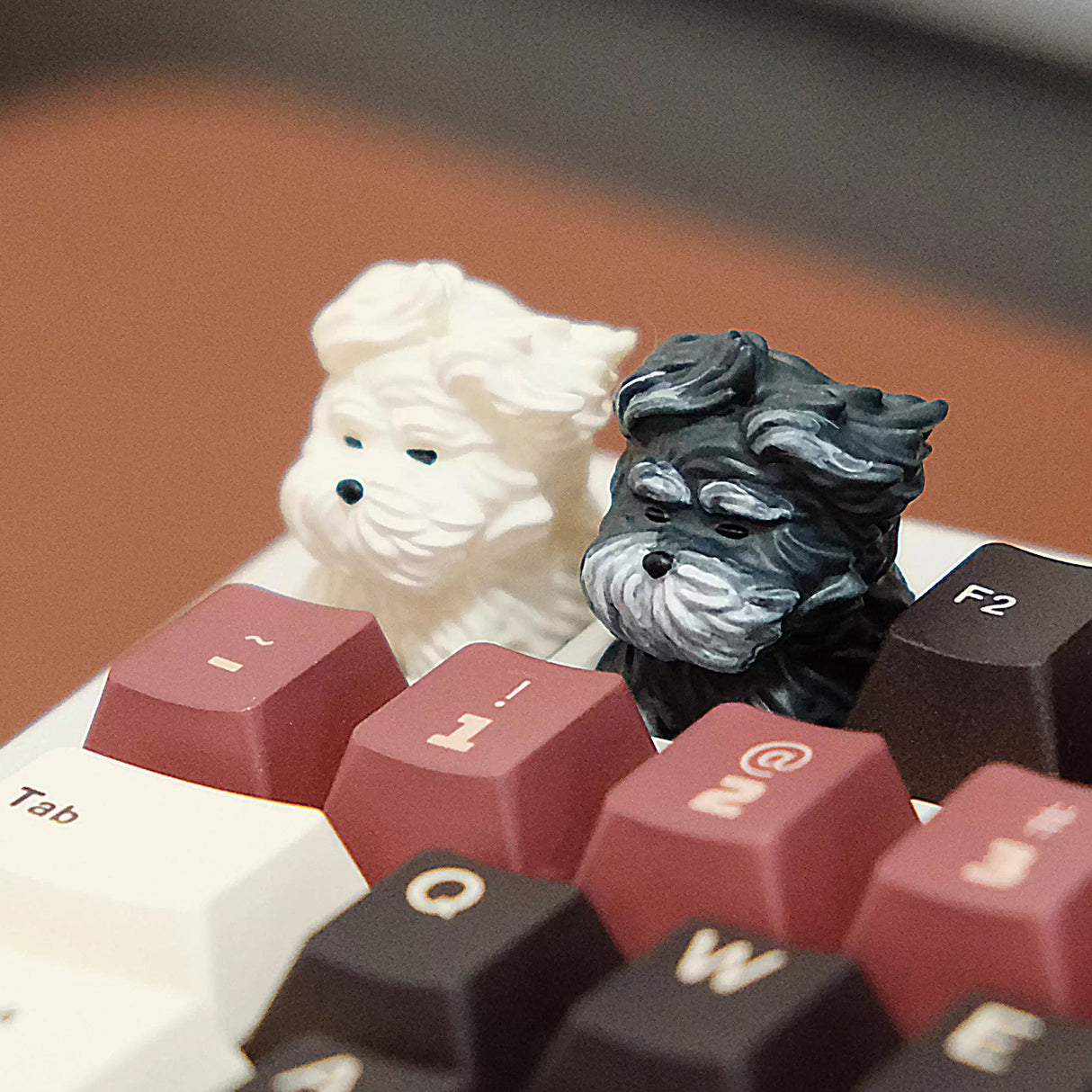 YUNZII Windblown Puppy Handmade Artisan Keycap