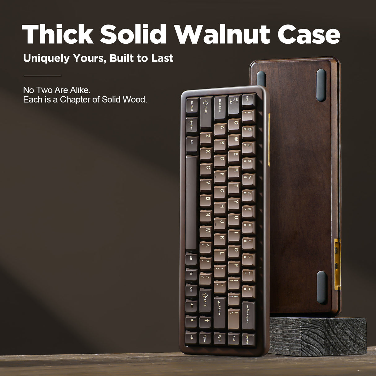 YUNZII WOOD68 Wireless Mechanical Keyboard