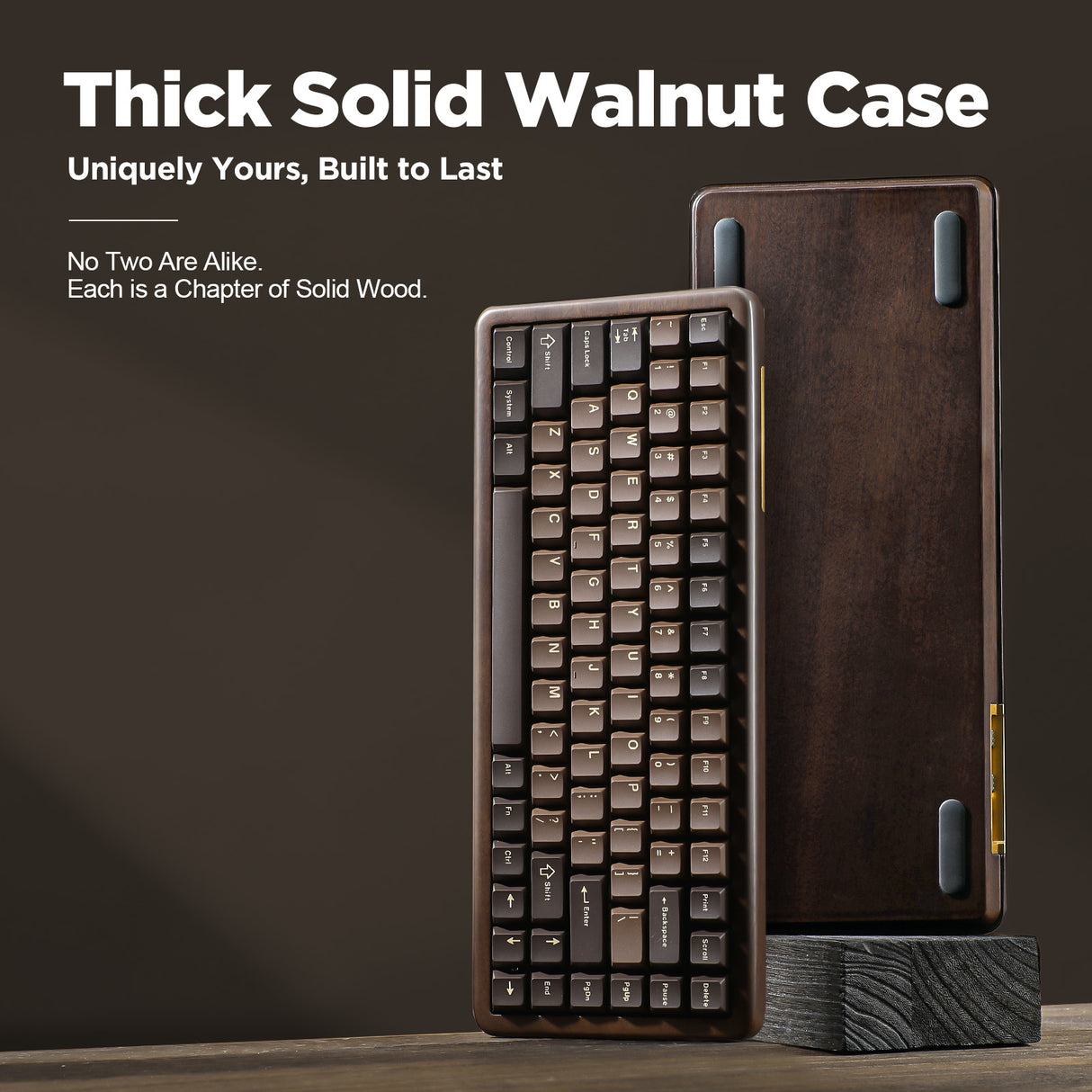 YUNZII WOOD84 Wireless Mechanical Keyboard