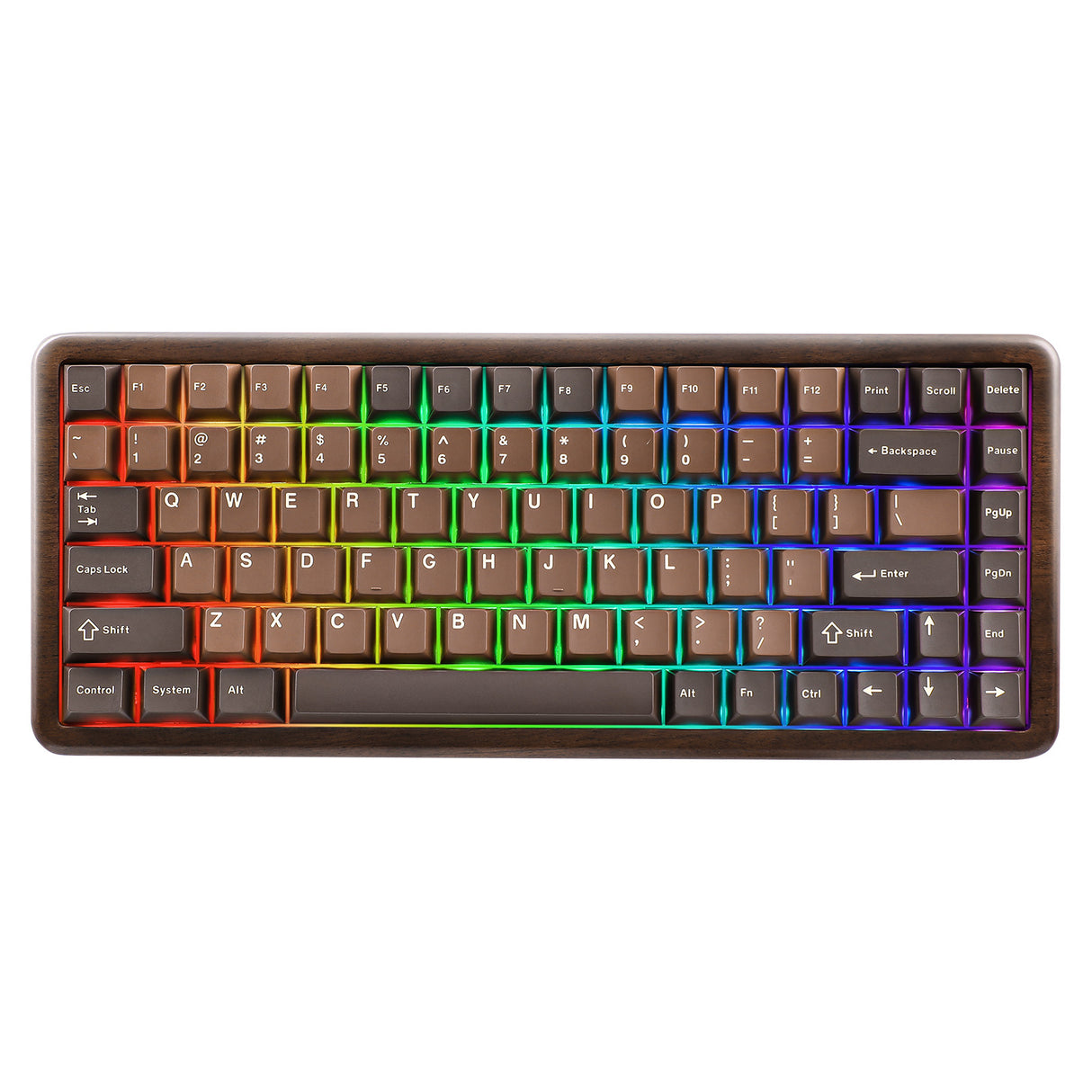 YUNZII WOOD84 Wireless Mechanical Keyboard