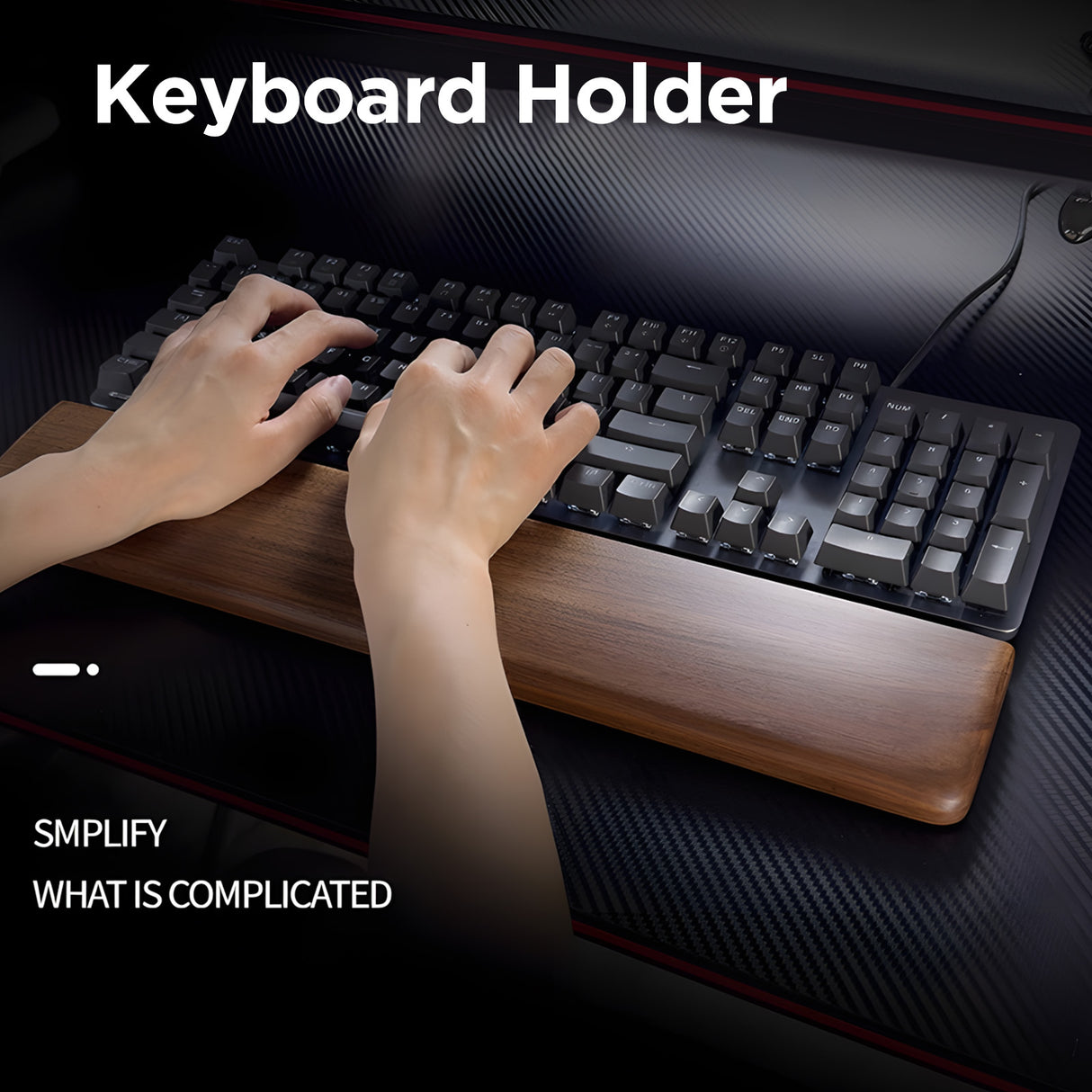 YUNZII Wooden Palm Rest