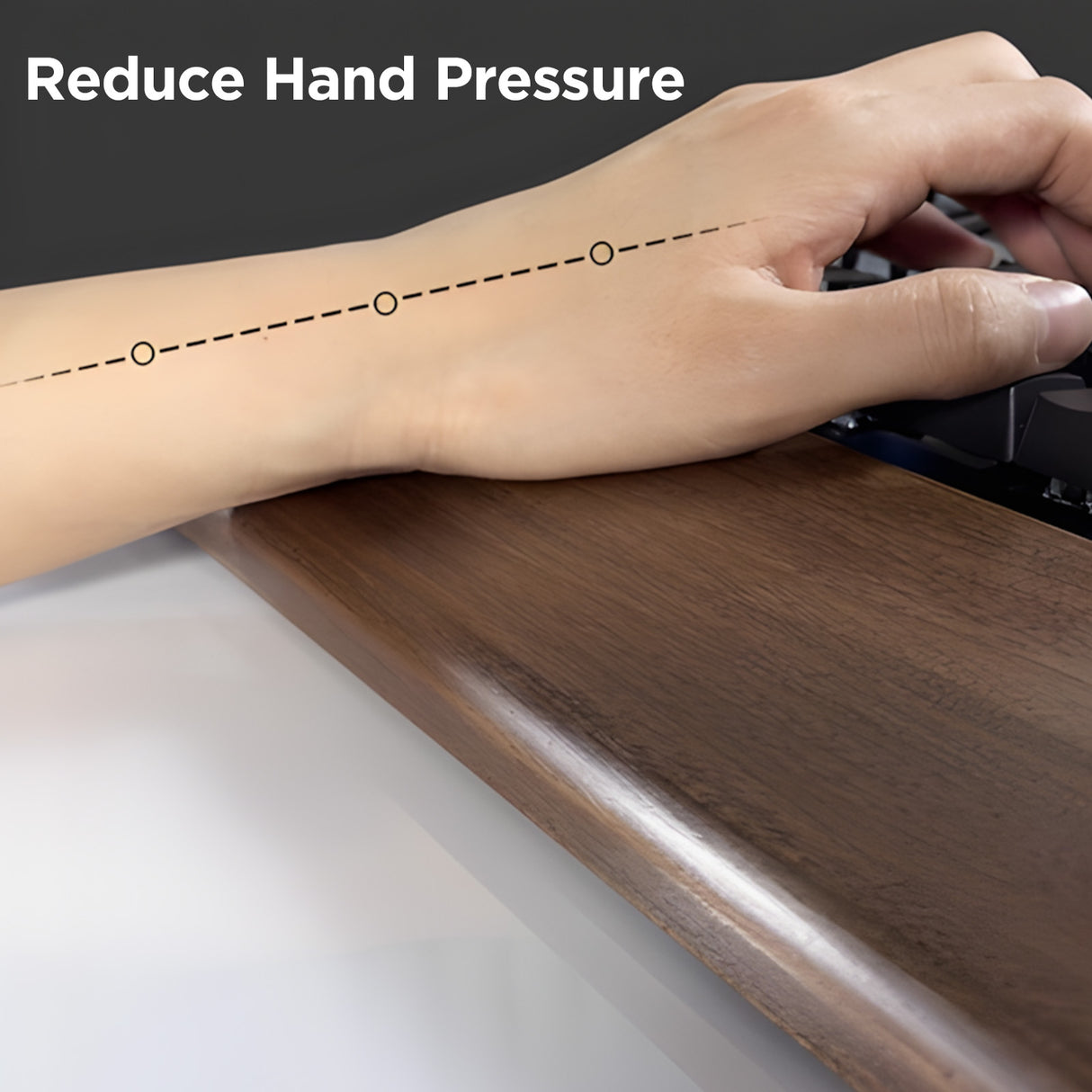 YUNZII Wooden Palm Rest