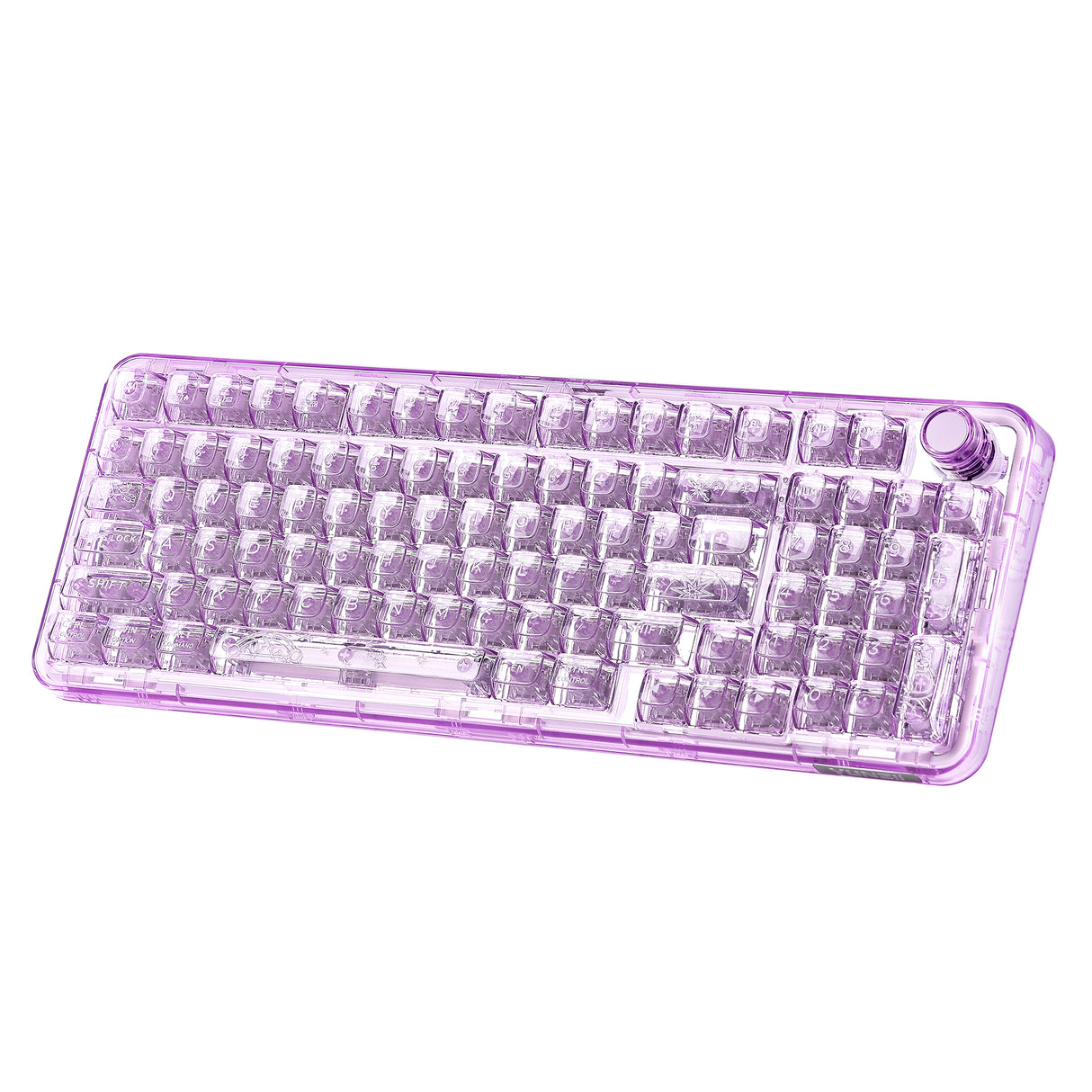 YUNZII X98 Transparent QMK/VIA Mechanical Keyboard