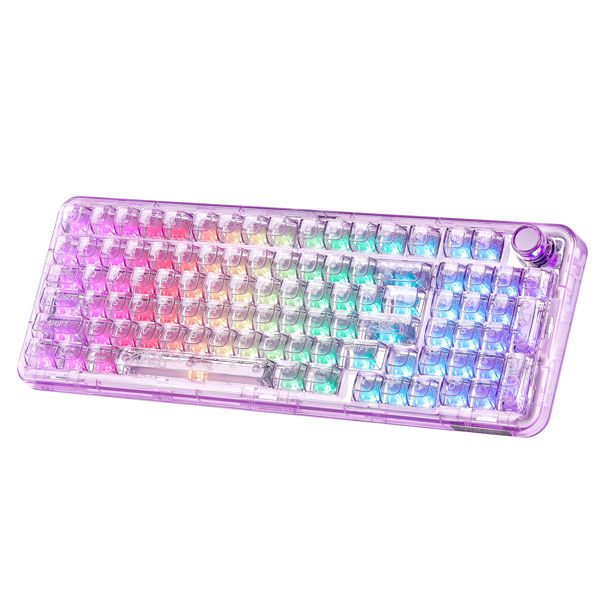 YUNZII X98 Transparent QMK/VIA Mechanical Keyboard