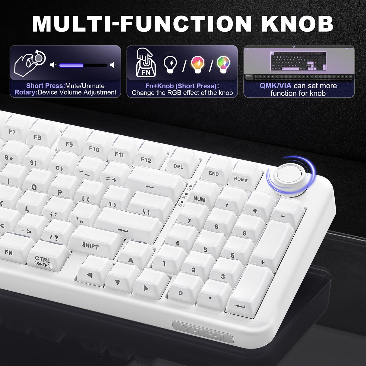 YUNZII X98 Solid QMK/VIA Mechanical Keyboard