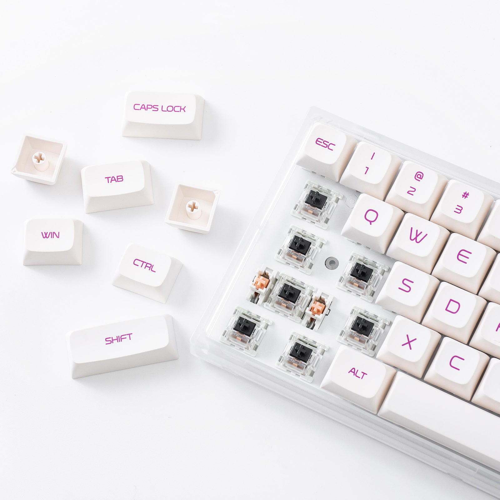 YUNZII KC68 Pro Lavender Hot Swappable Mechanical Keyboard