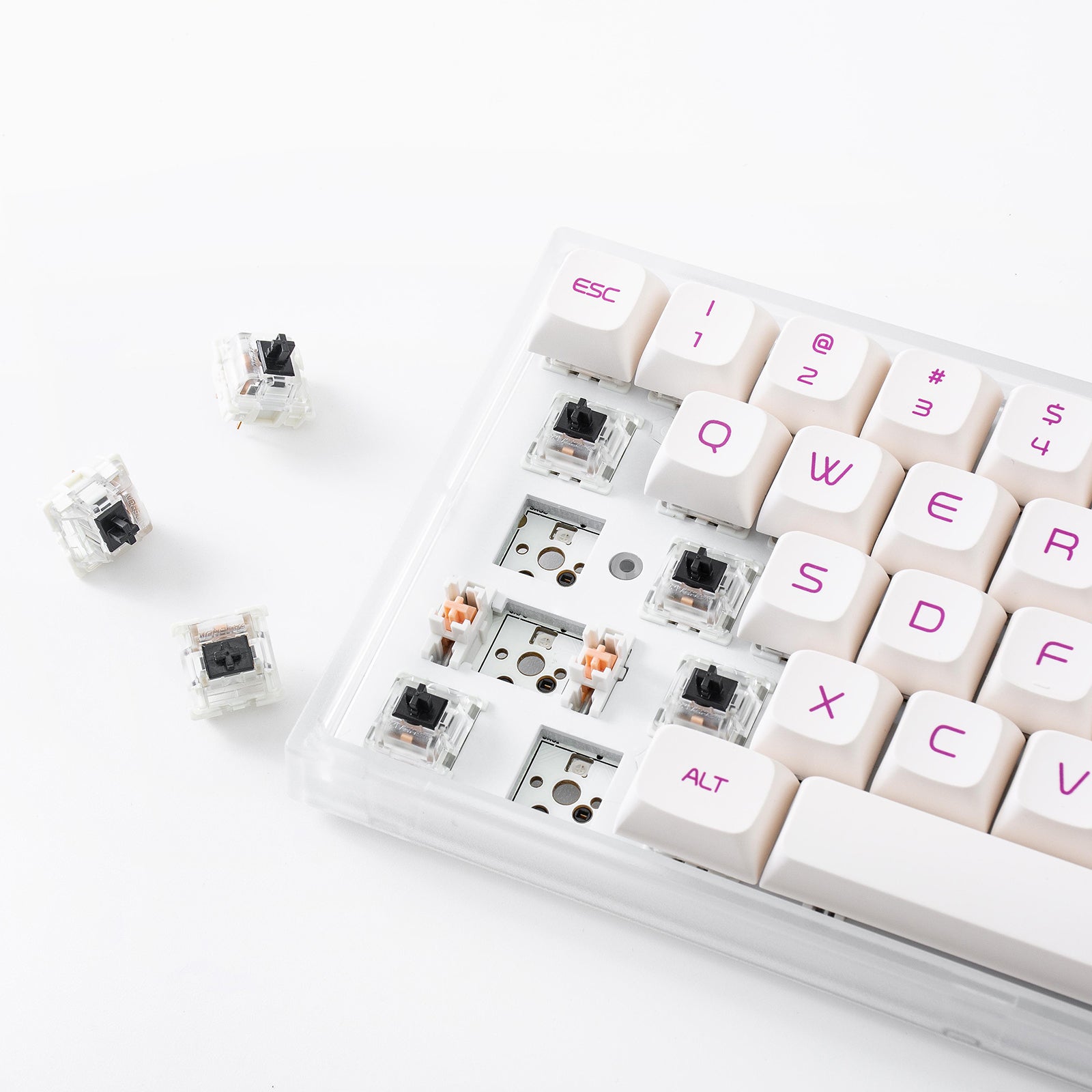 YUNZII KC68 Pro Lavender Hot Swappable Mechanical Keyboard