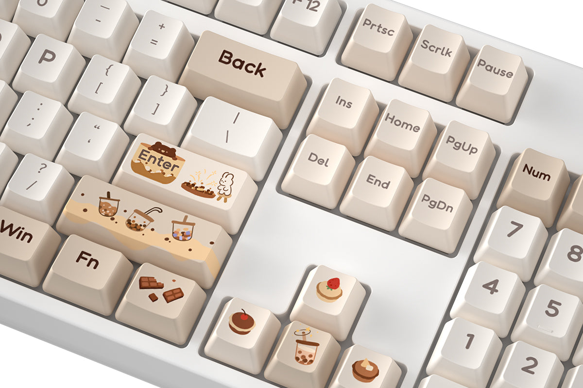 YUNZII Boba Keycap Set
