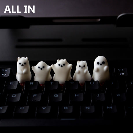 YUNZII Opaque Little Ghost Artisan Keycap