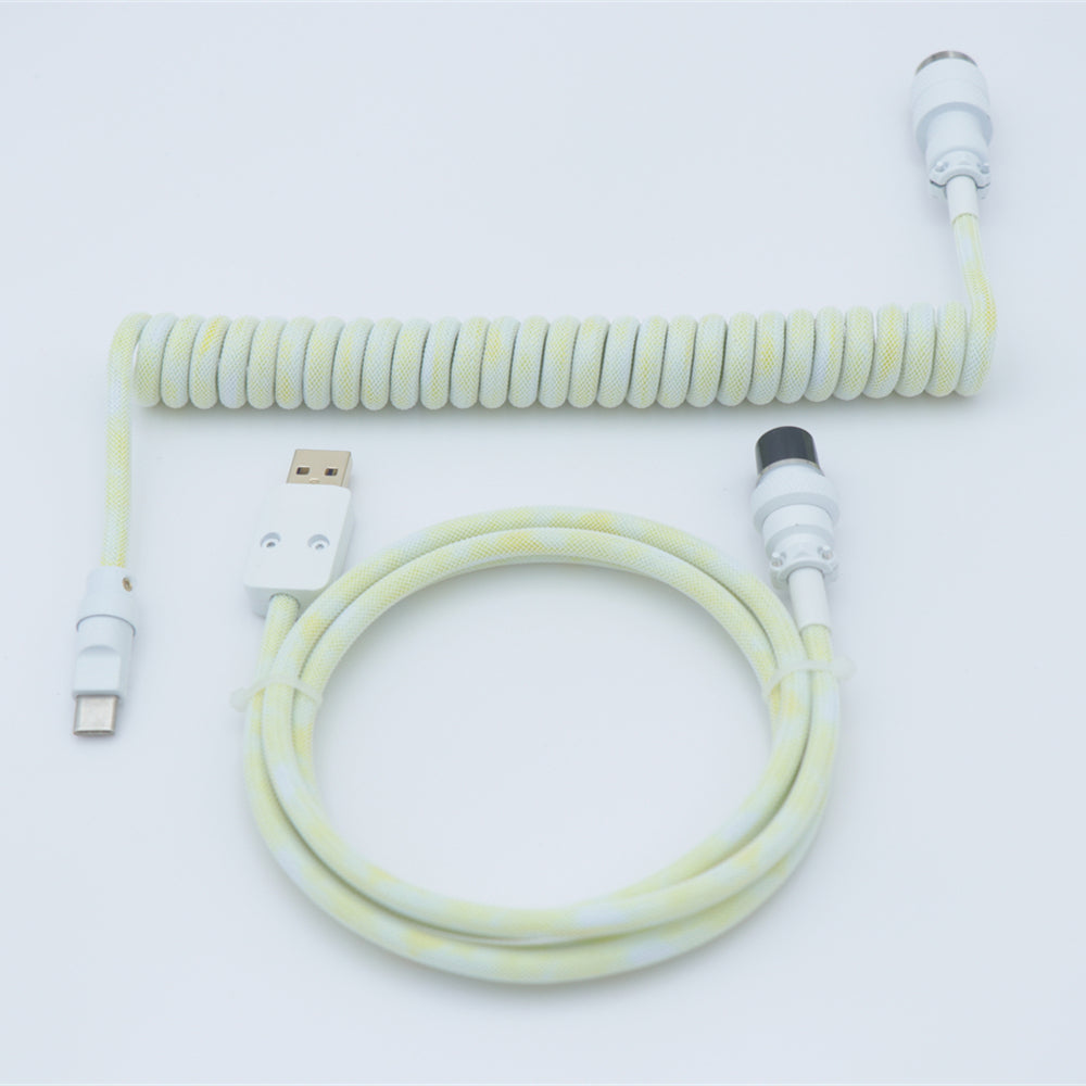 YUNZII Custom Coiled Aviator USB Cable- Gradient Color