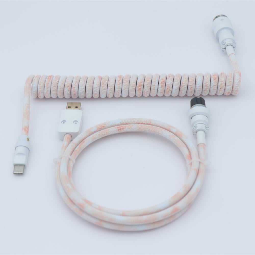 YUNZII Custom Coiled Aviator USB Cable- Gradient Color
