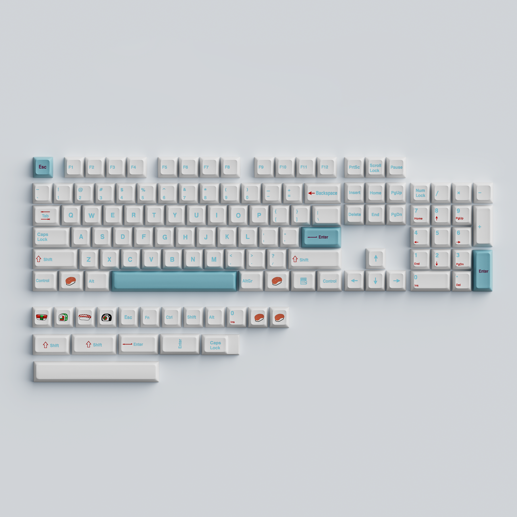 YUNZII Sushi Keycap Set