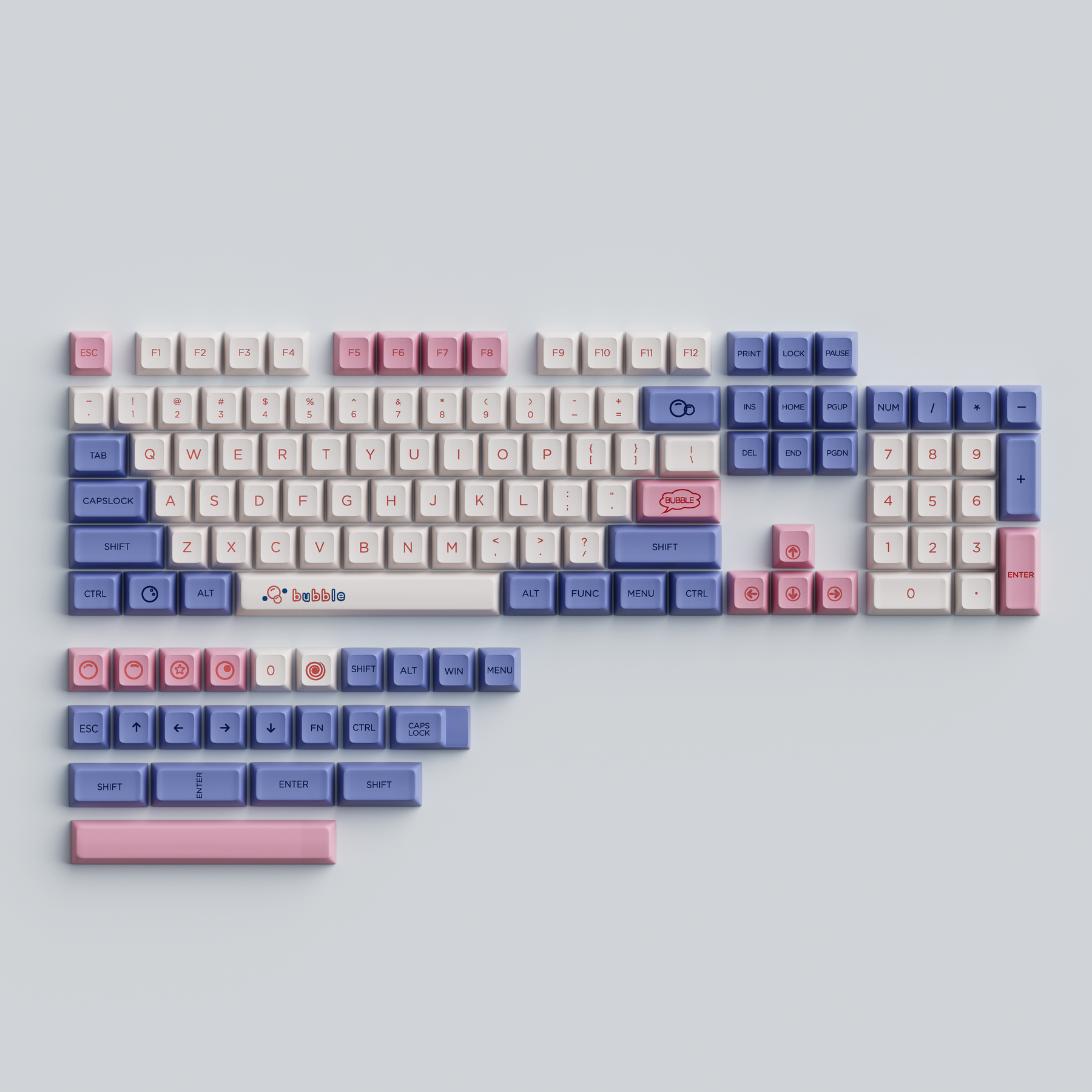 YUNZII Bubble Keycap Set