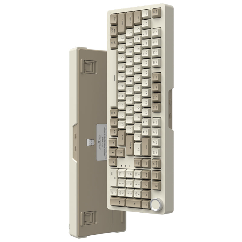 YUNZII x JAMESDONKEY RS2 Wireless Gasket Mechanical Keyboard - Beige