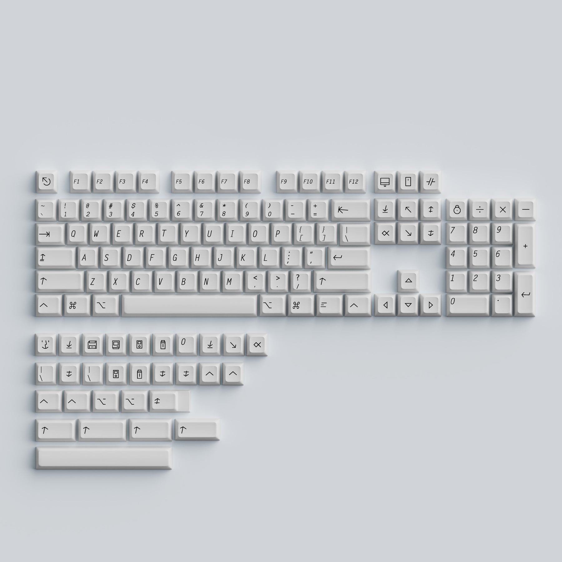 YUNZII Minimalism Keycap Set
