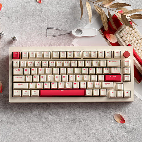 YUNZII x JAMESDONKEY A3 Wireless Gasket Mechanical Keyboard - Rosy