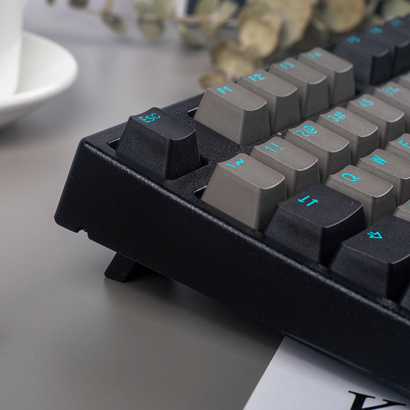 YUNZII KC104 Graphite Blue104 Keys RGB Mechanical Gaming Keyboard