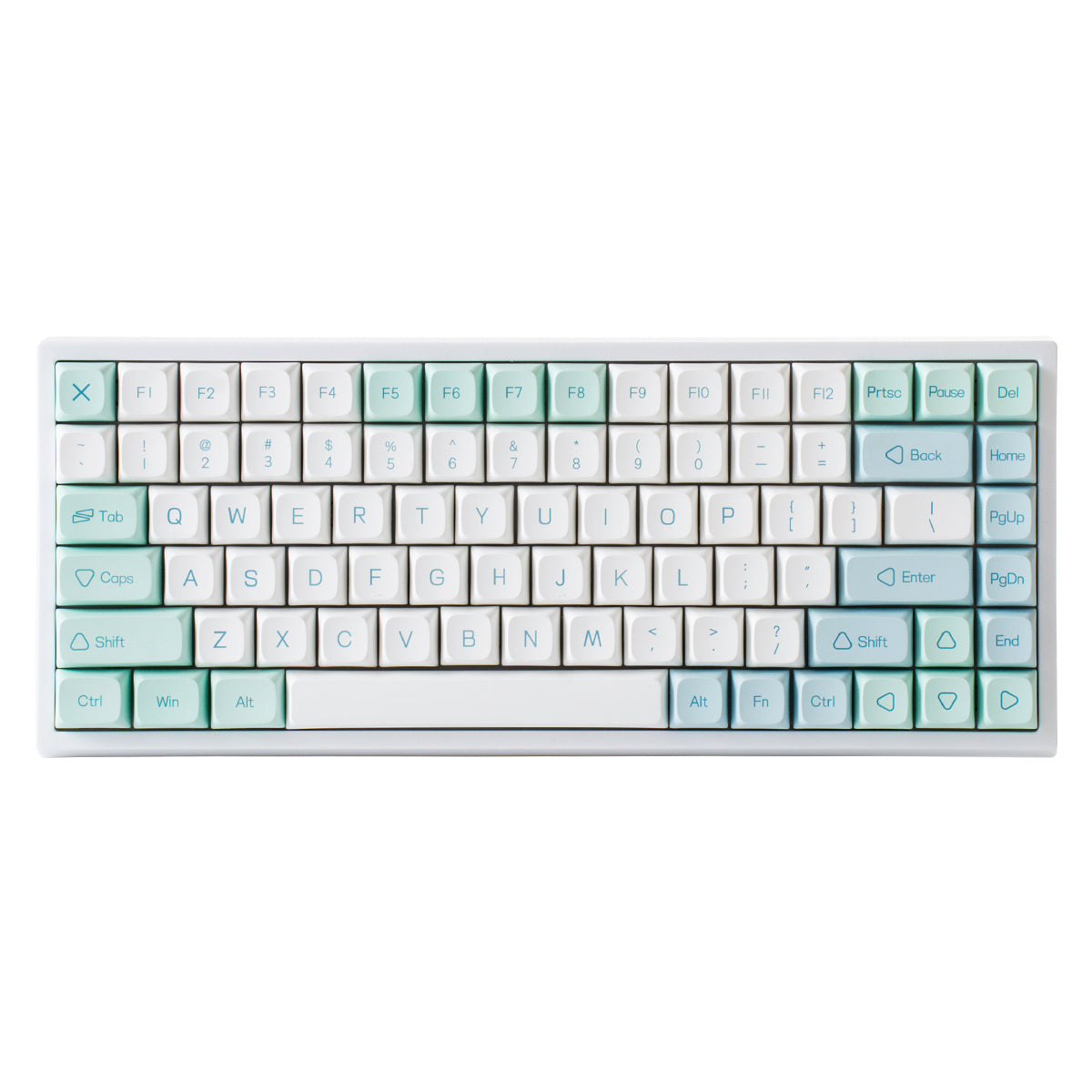 YUNZII YZ84 Wireless Mechanical Keyboard - Mint